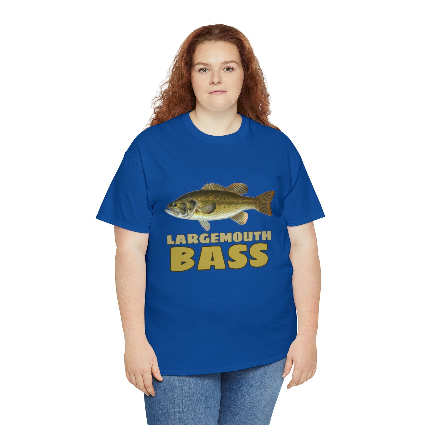 Largemouth Bass Unisex Heavy Cotton Tee