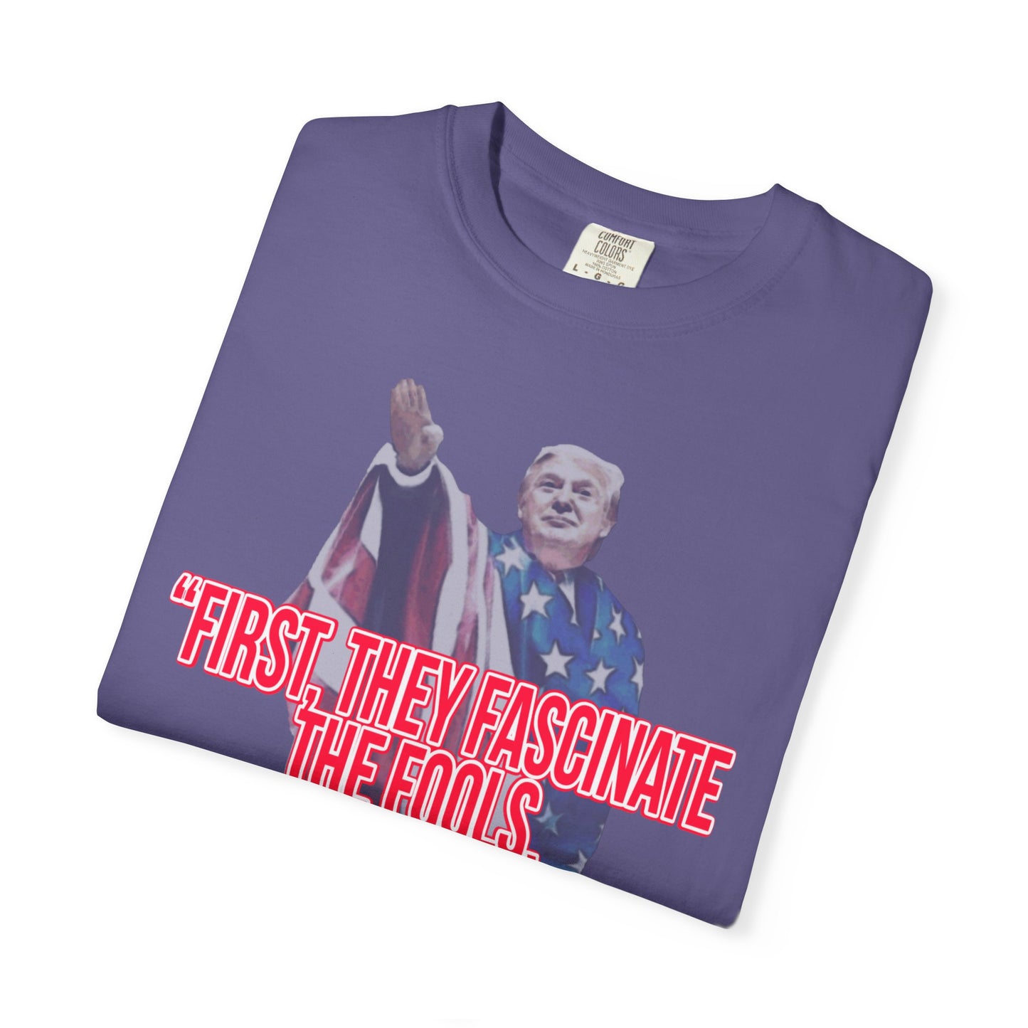 Fascinate/Muzzle - Unisex Garment-Dyed Tee for Activists