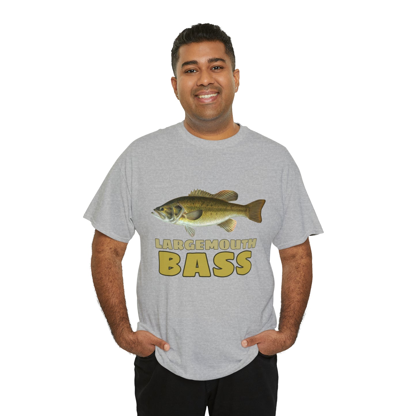 Largemouth Bass Unisex Heavy Cotton Tee