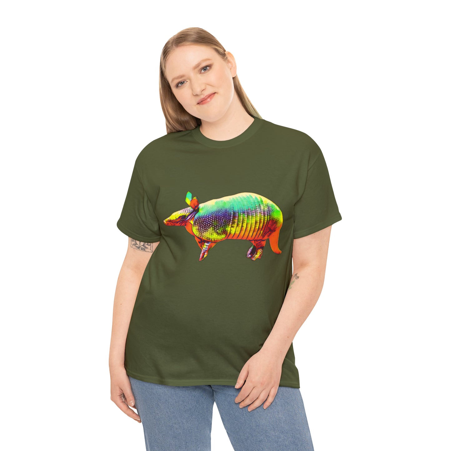 Golden Armadillo Unisex Heavy Cotton Tee