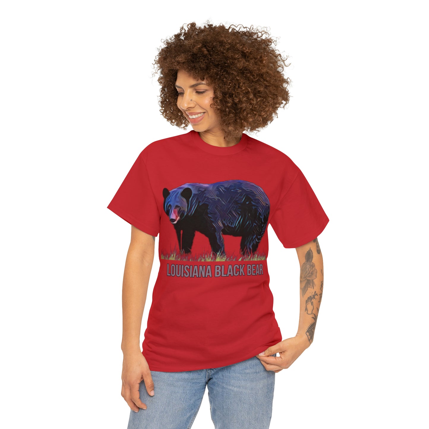 Louisiana Black Bear Unisex Heavy Cotton Tee