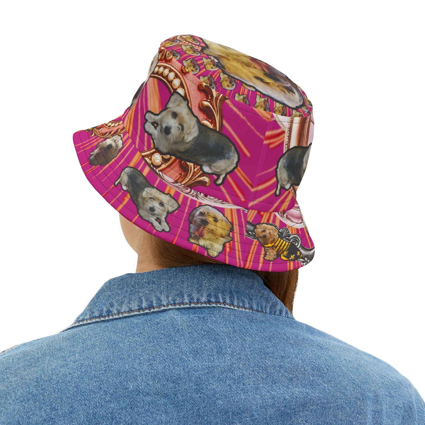 Phoebe Love Bucket Hat Pink