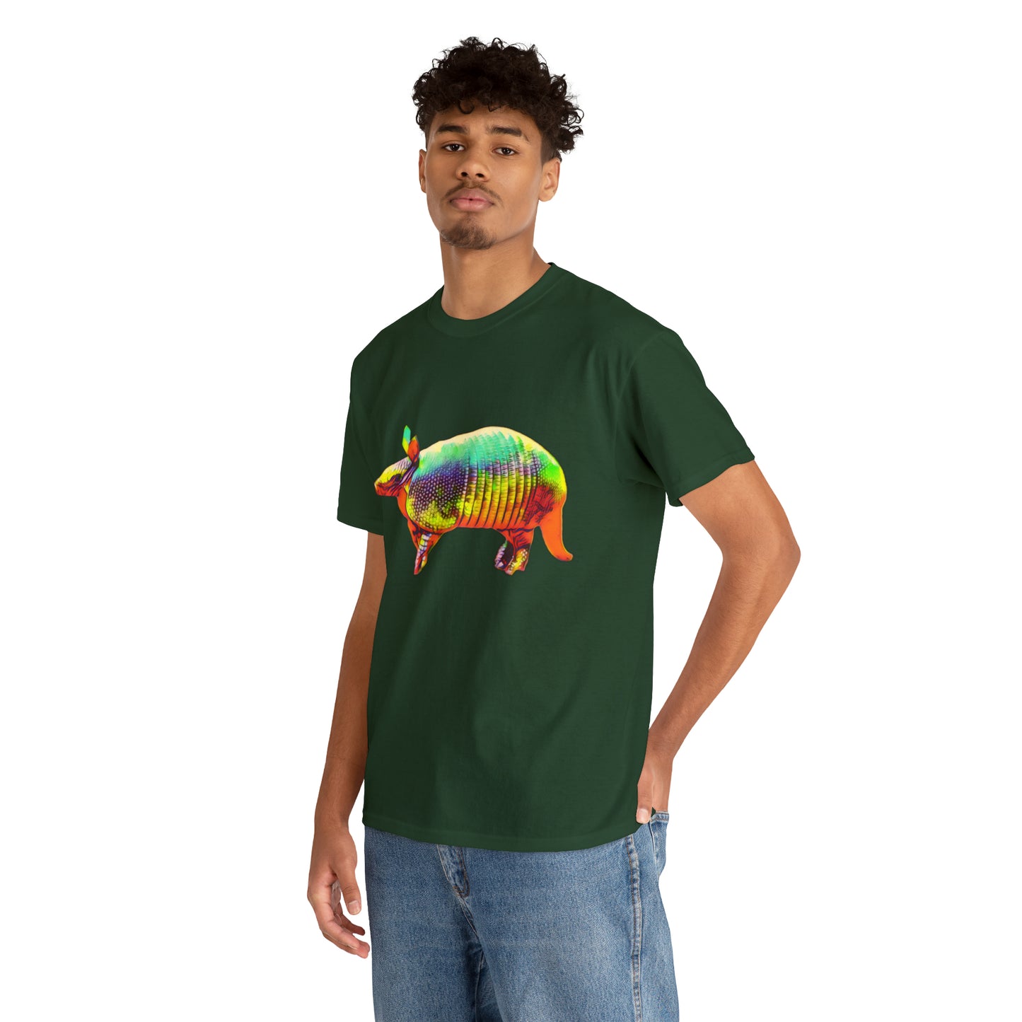 Golden Armadillo Unisex Heavy Cotton Tee