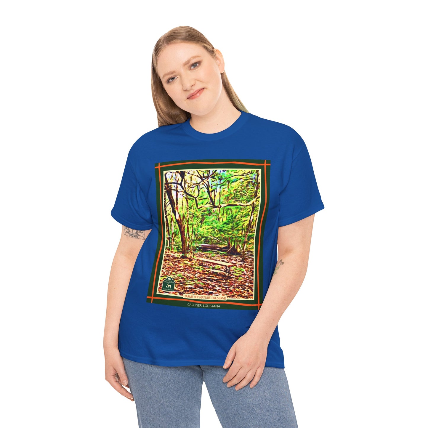 Harmeyer Nature Preserve Tee — Stylized Nature Park Graphic