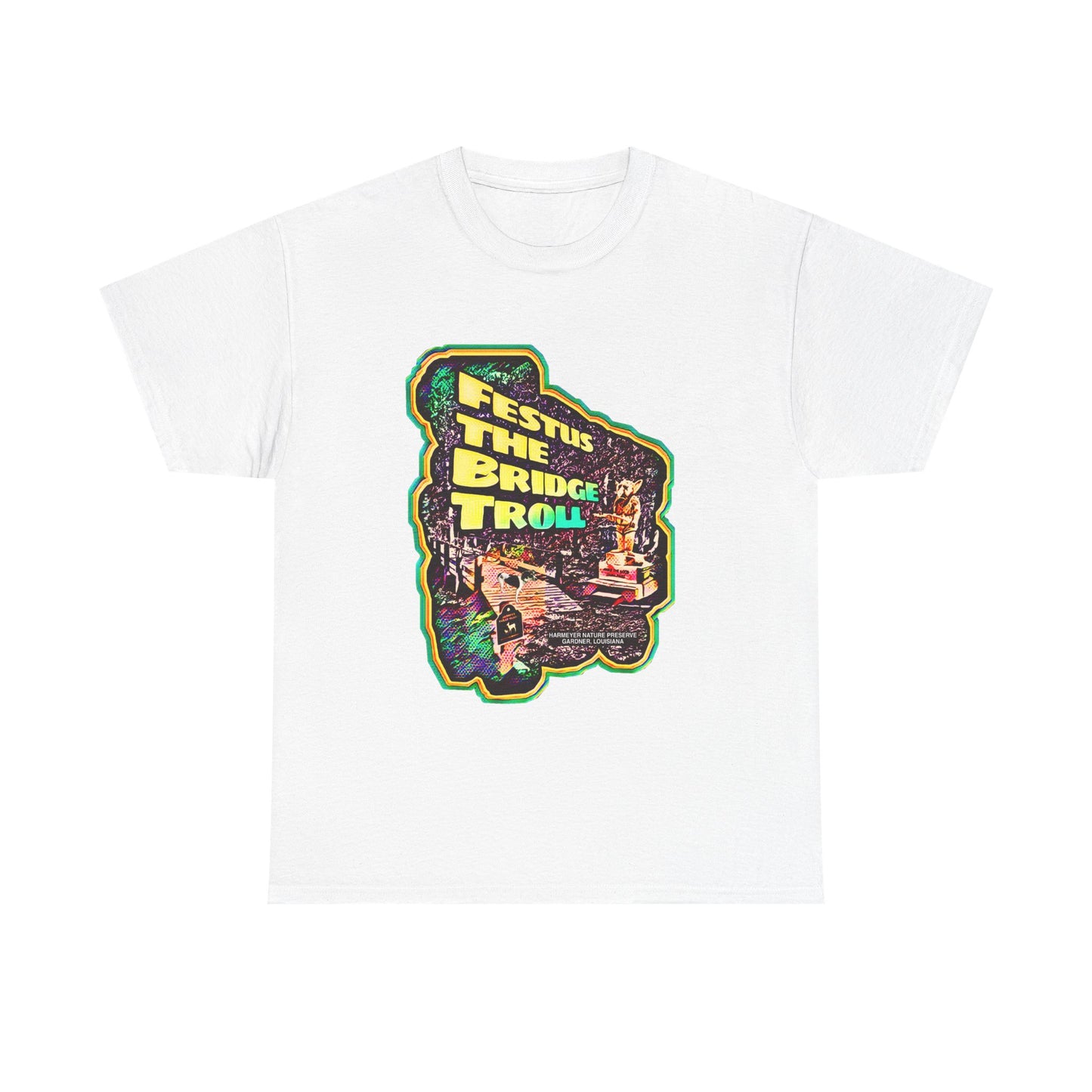 Festus Bridge Troll Unisex Heavy Cotton Tee - Graphic Tee