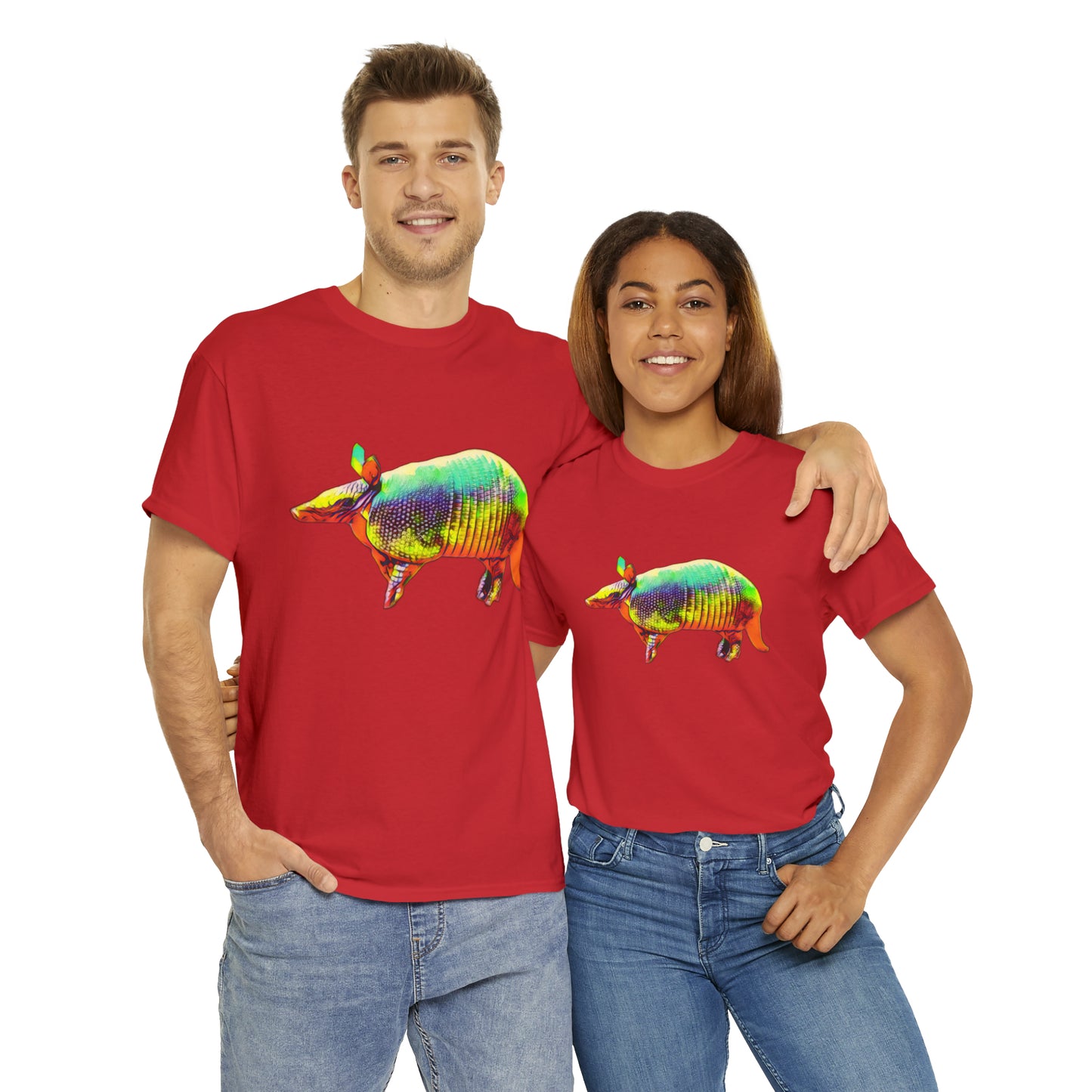 Golden Armadillo Unisex Heavy Cotton Tee