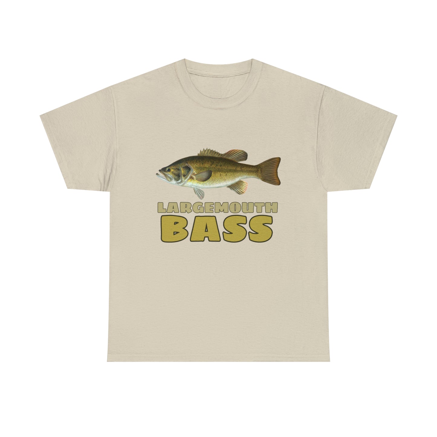 Largemouth Bass Unisex Heavy Cotton Tee