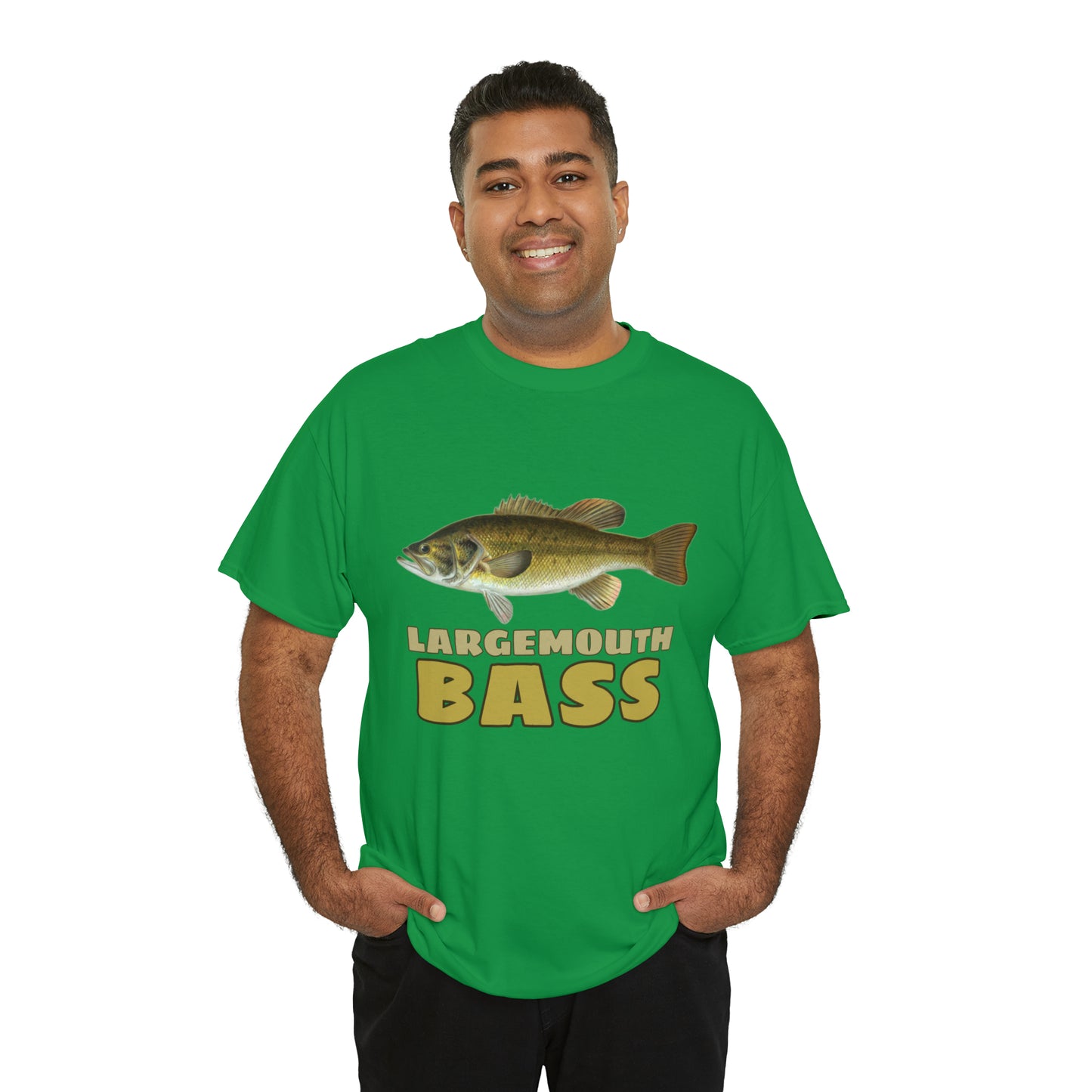 Largemouth Bass Unisex Heavy Cotton Tee