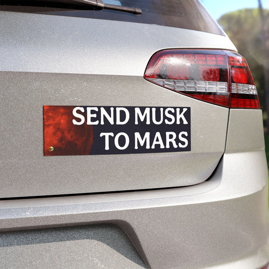 Send Musk to Mars Car Magnets