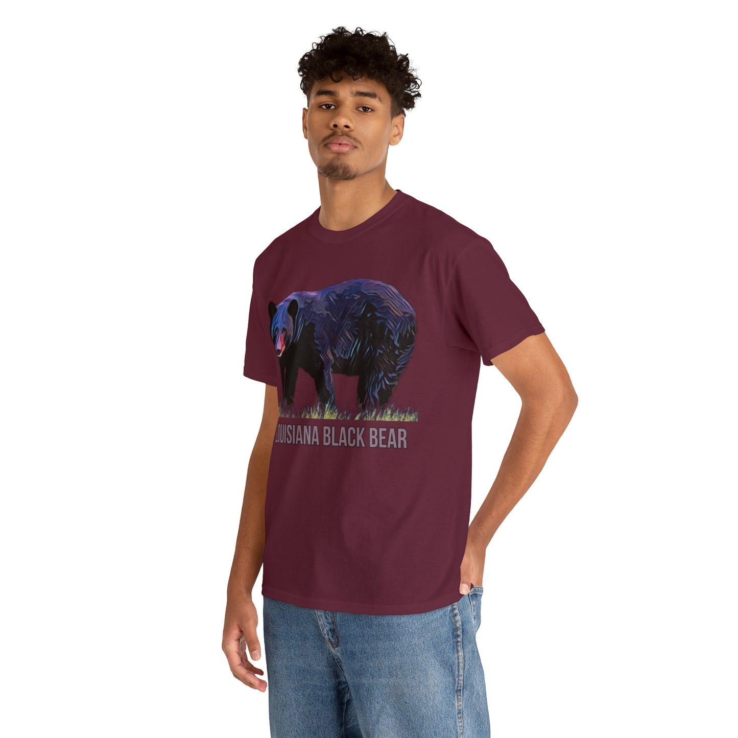 Louisiana Black Bear Unisex Heavy Cotton Tee