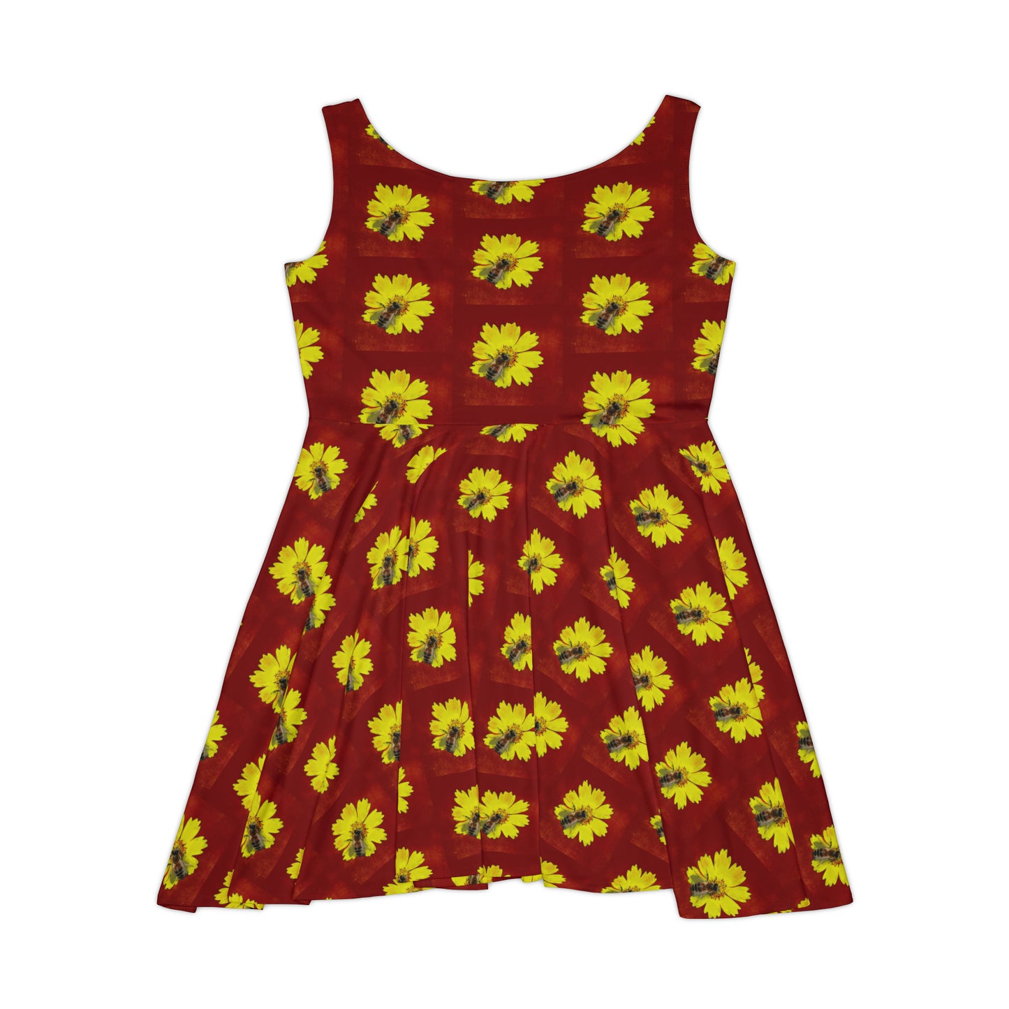 Bee and Flower Skater Dress