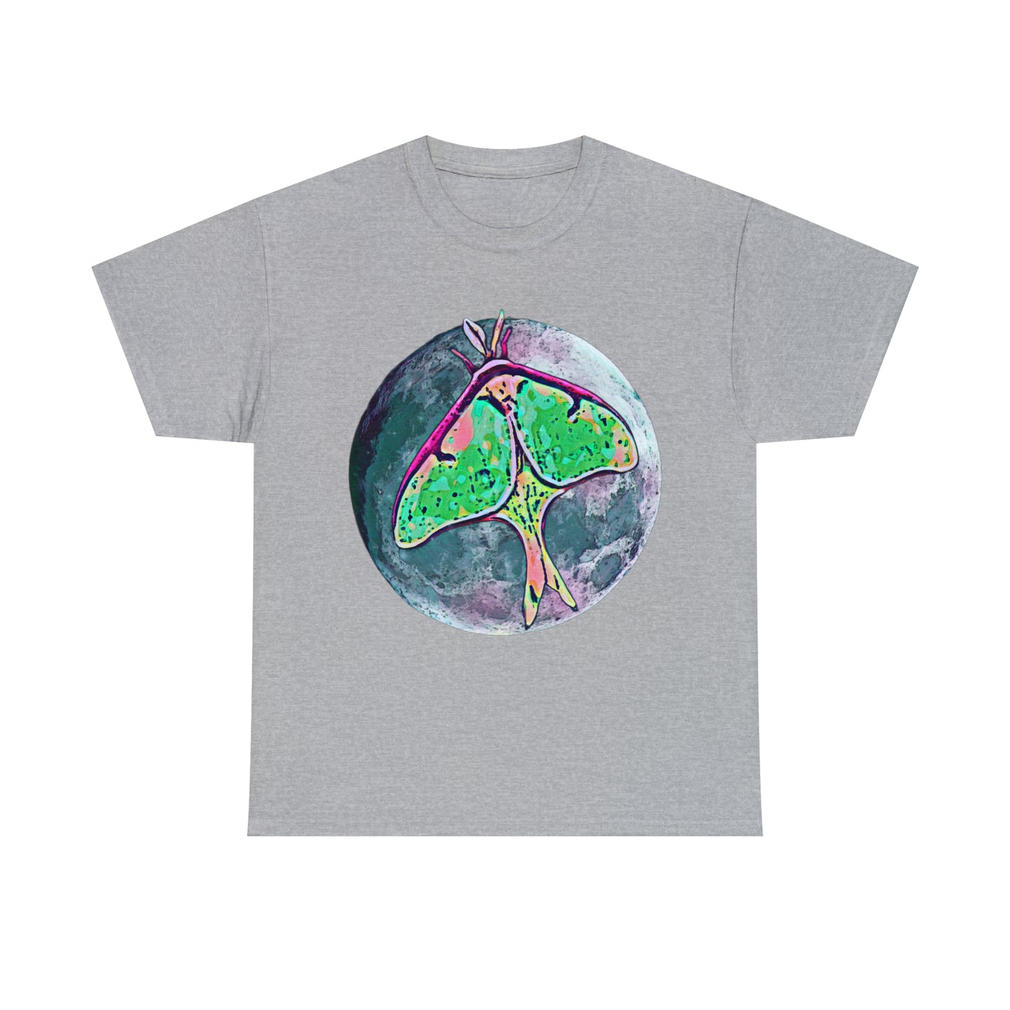 Luna Moth Unisex Heavy Cotton Tee