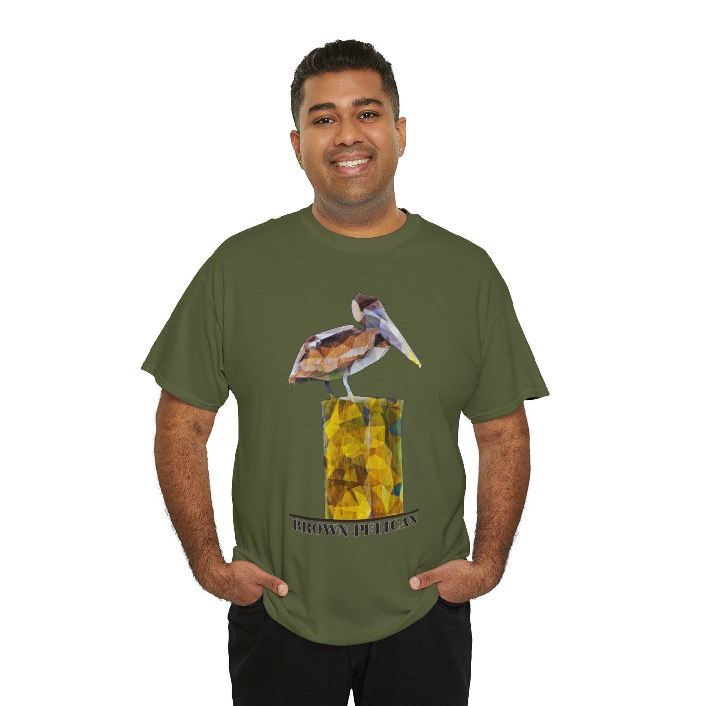 Brown Pelican Unisex Heavy Cotton Tee