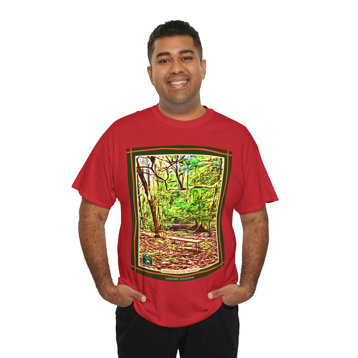 Harmeyer Nature Preserve Tee — Stylized Nature Park Graphic