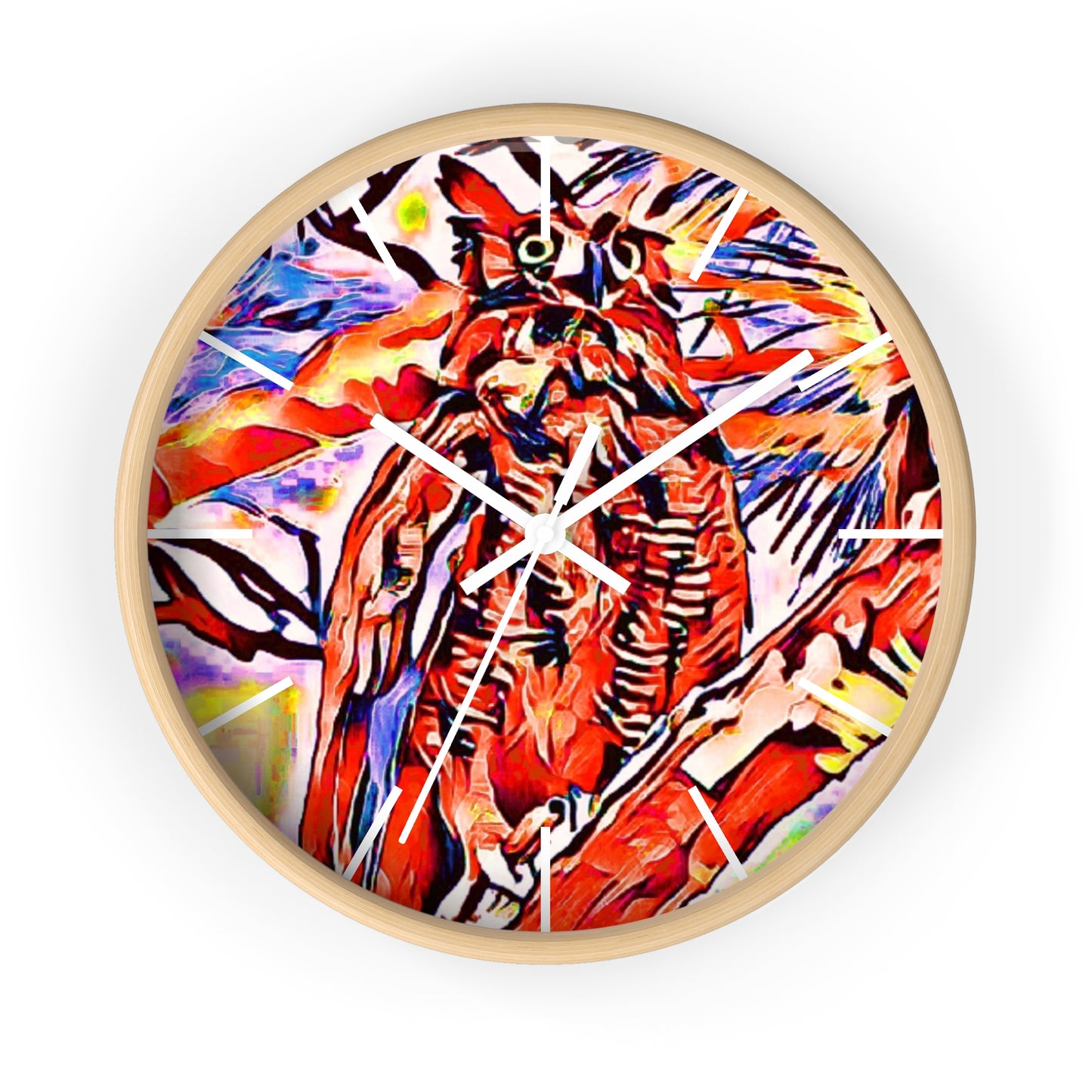 Kisatchie Owl Wall Clock