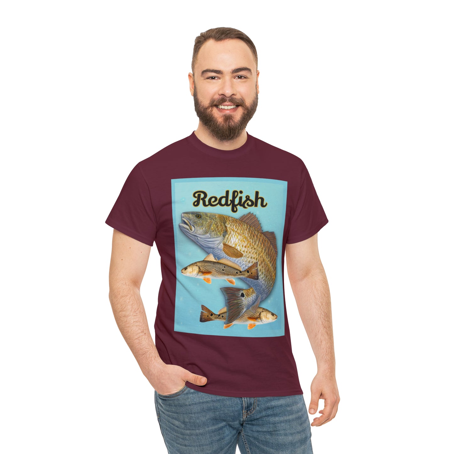 Redfish Unisex Heavy Cotton Tee