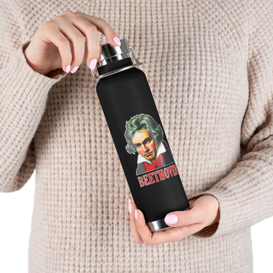 Beethoven Copper Vacuum Insulated Bottle, 22oz