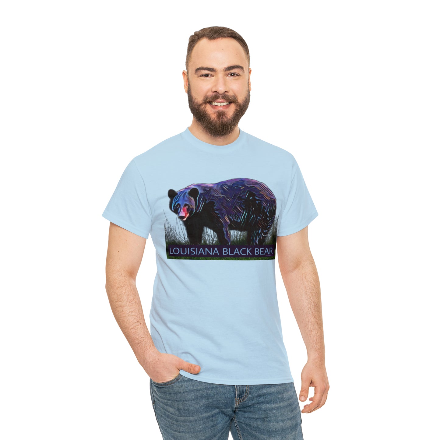 Louisiana Black Bear Unisex Heavy Cotton Tee