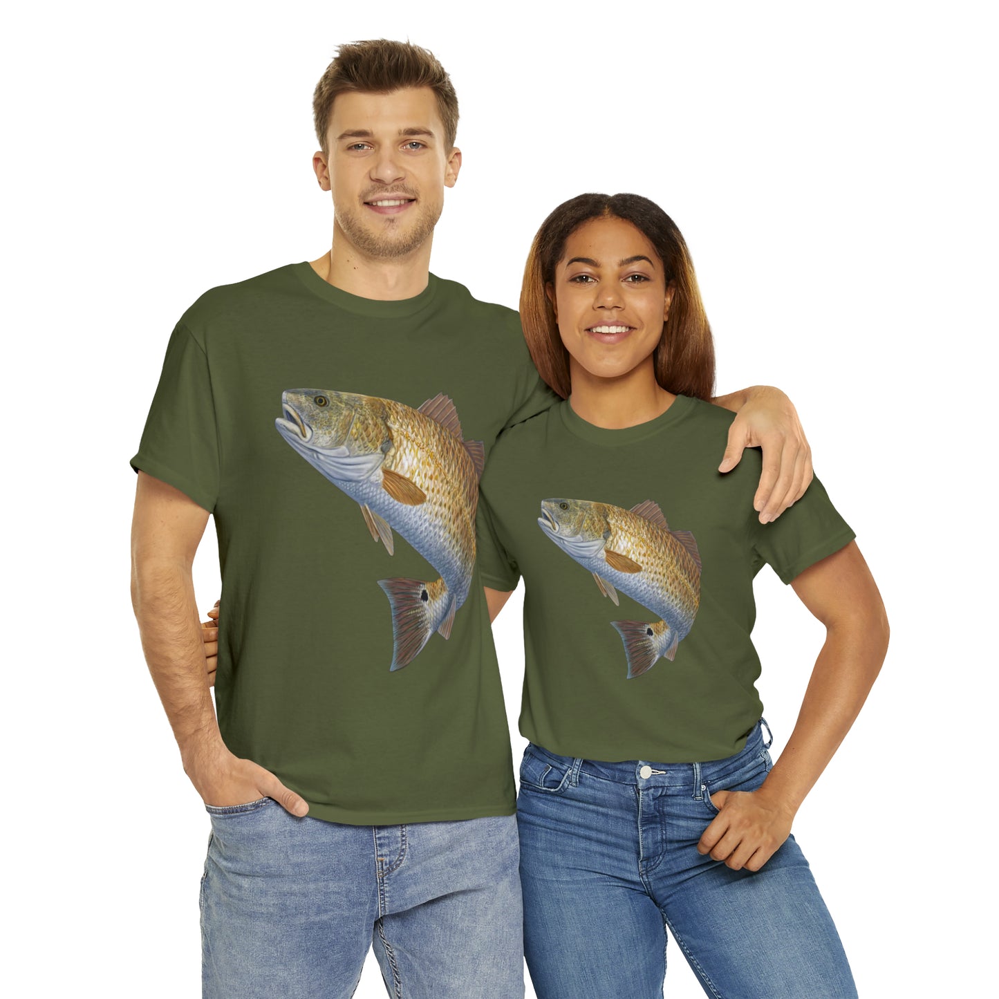 Redfish Unisex Heavy Cotton Tee