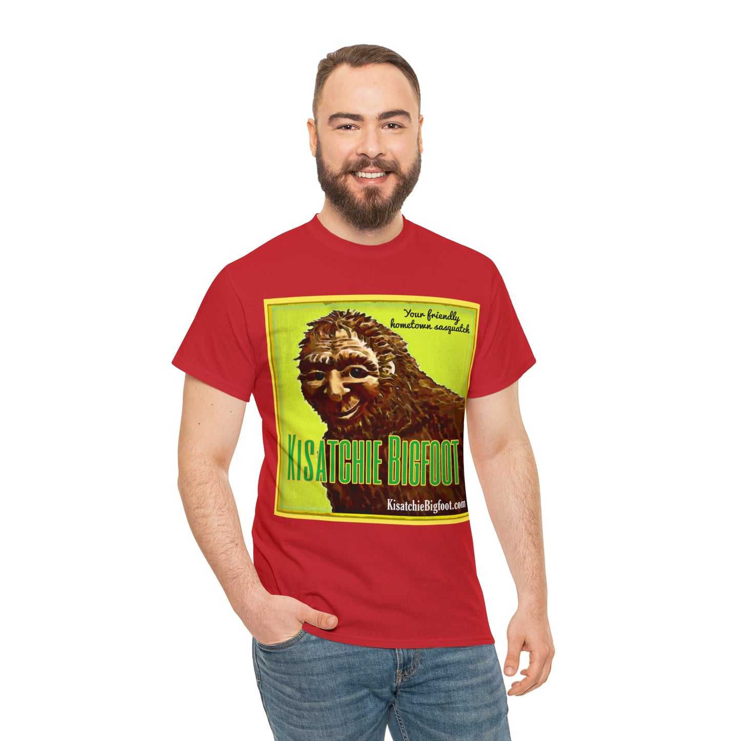 Kisatchie Bigfoot Unisex Heavy Cotton Tee