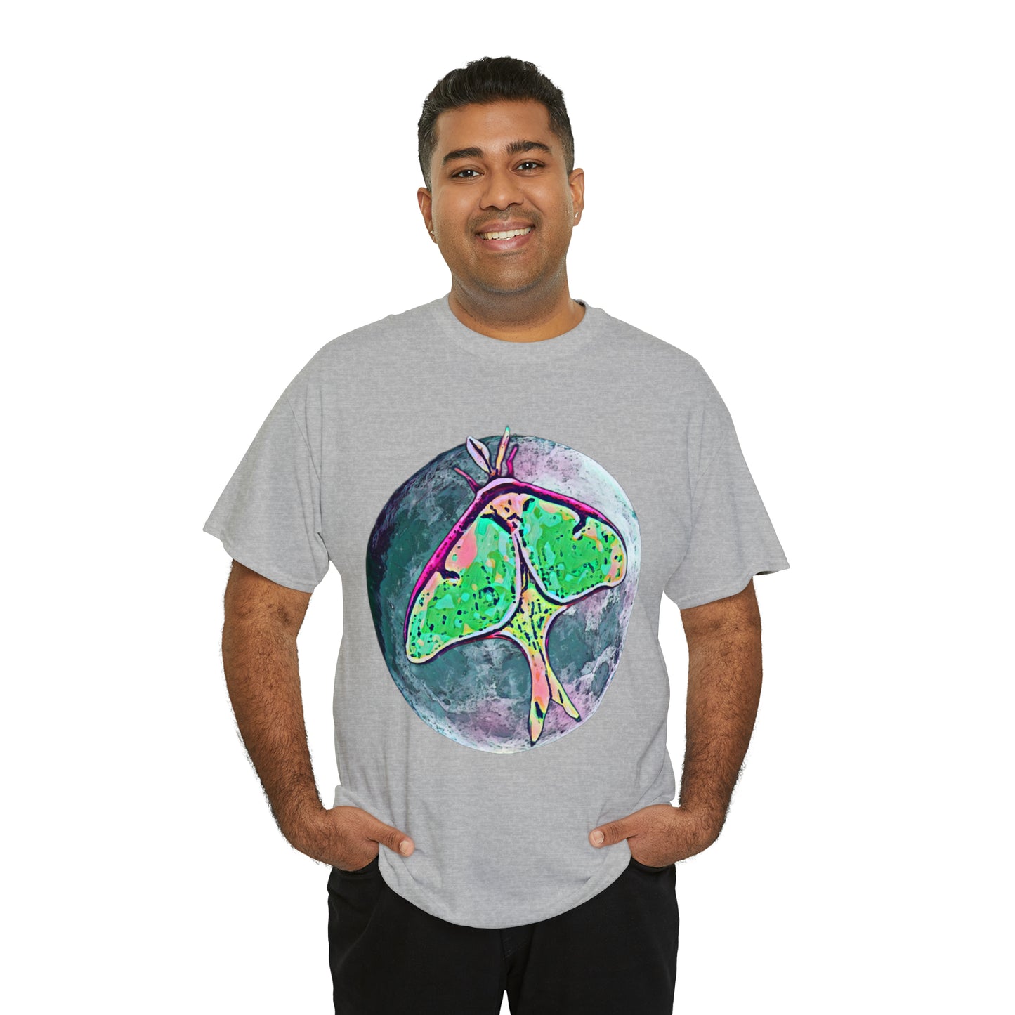 Luna Moth Unisex Heavy Cotton Tee