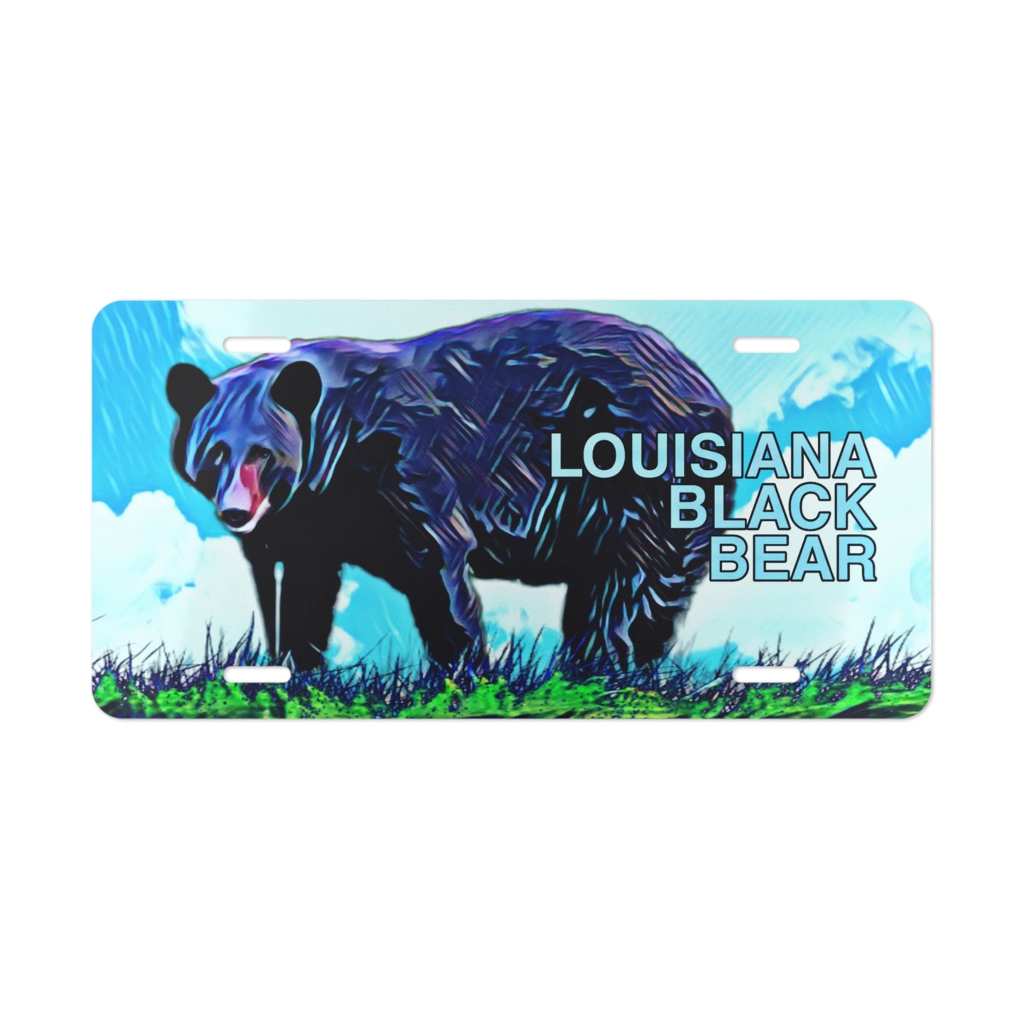 Louisiana Black Bear Vanity Plate