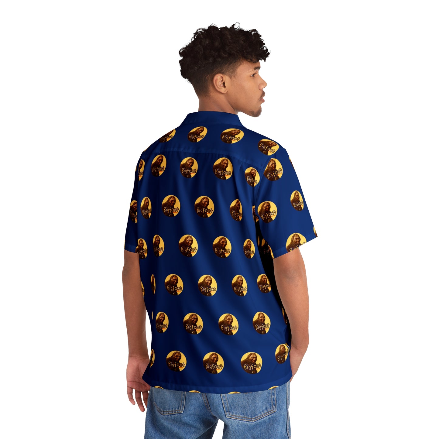 Men's Hawaiian Bigfoot Shirt