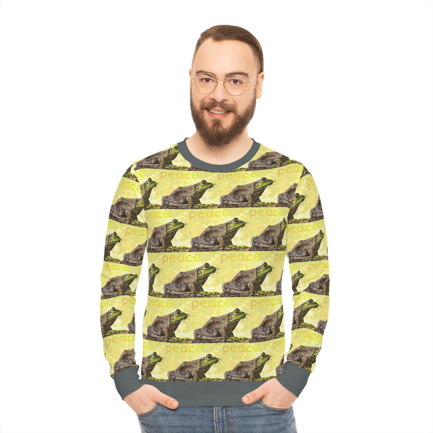 Frog of Peace Lightweight Sweatshirt