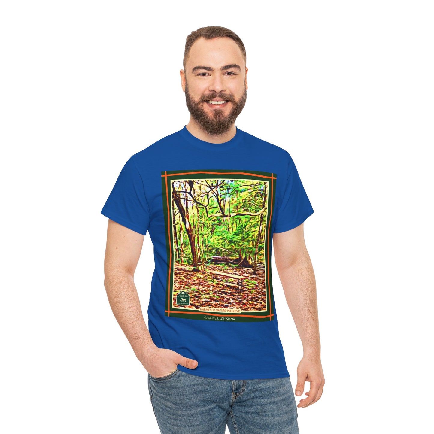 Harmeyer Nature Preserve Tee — Stylized Nature Park Graphic