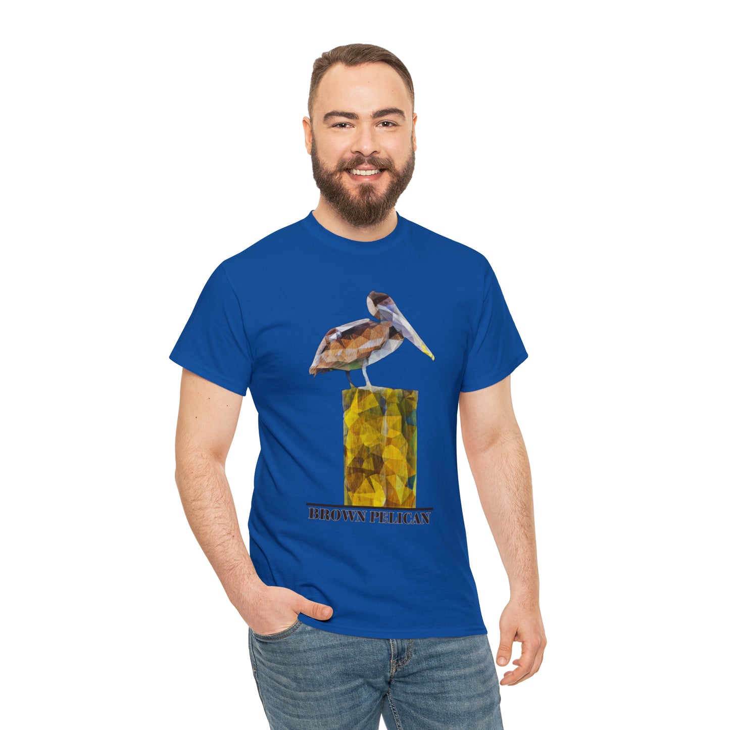 Brown Pelican Unisex Heavy Cotton Tee