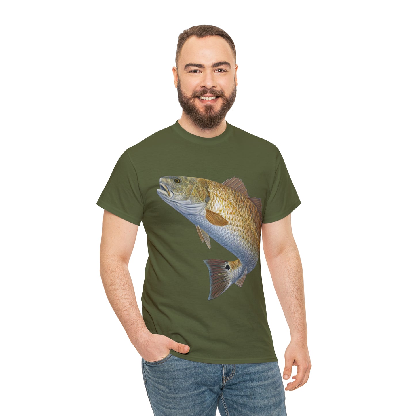 Redfish Unisex Heavy Cotton Tee