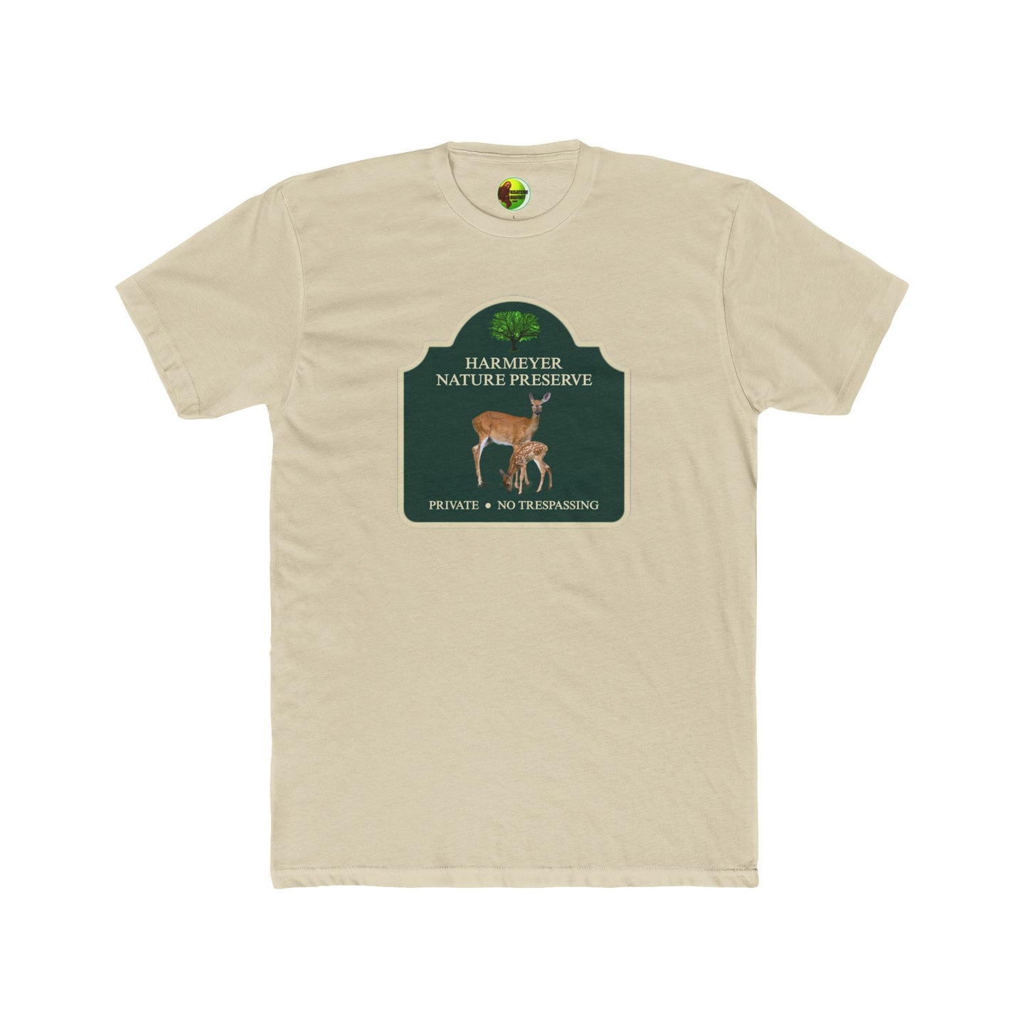 Nature Preserve Logo Cotton Tee — Color Wildlife Emblem