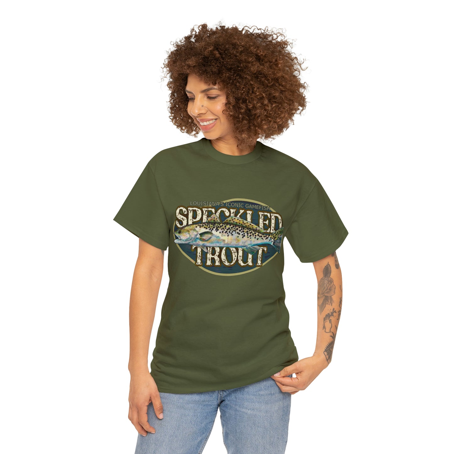 Speckled Trout Unisex Heavy Cotton Tee