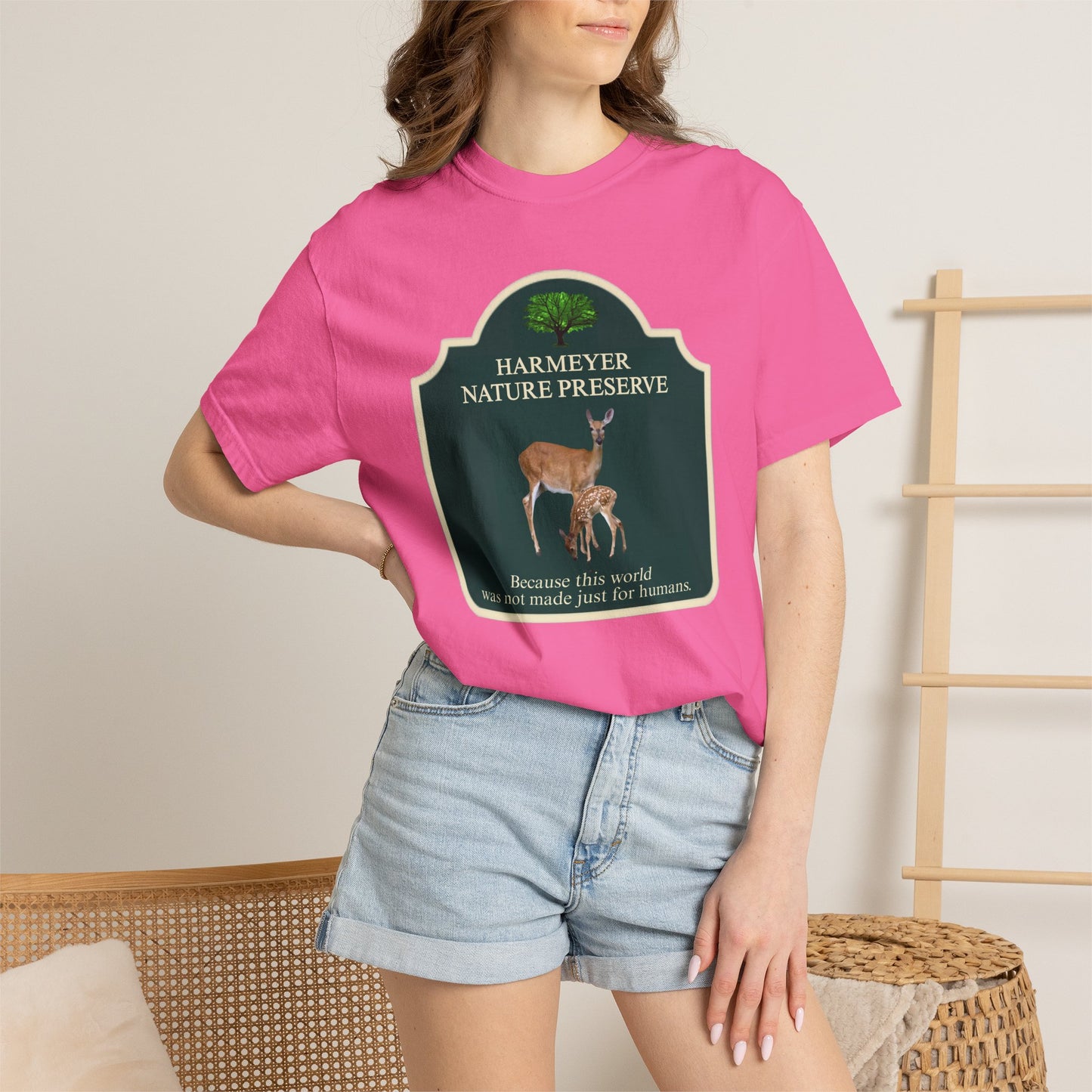 Harmeyer Nature Preserve "This World Wasn't Made Just For Humans" T-Shirt
