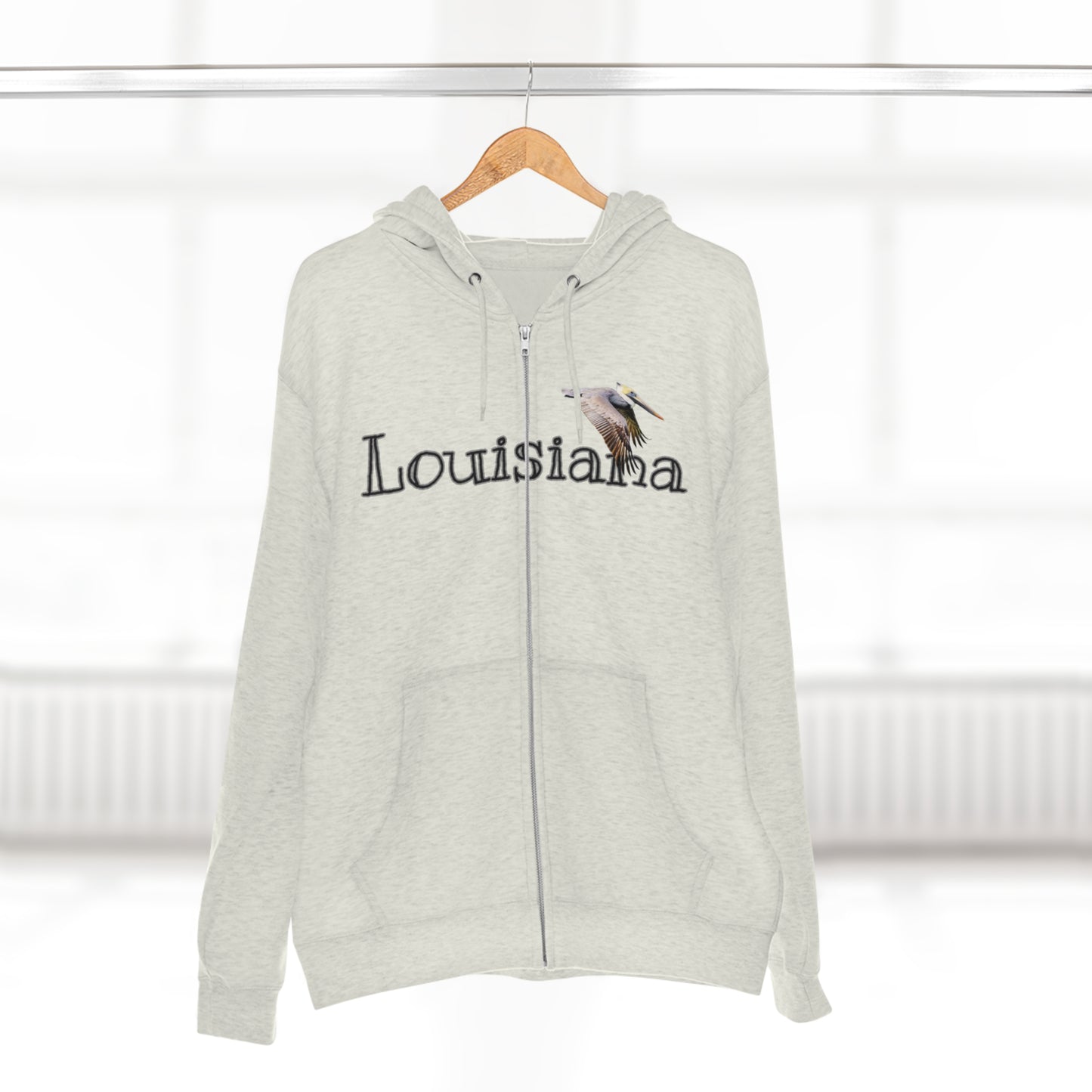 Unisex Premium Louisiana Full-Zip Hoodie