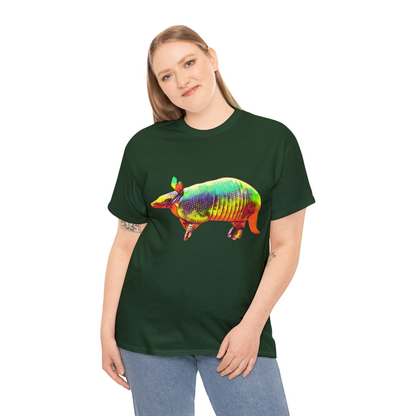 Golden Armadillo Unisex Heavy Cotton Tee