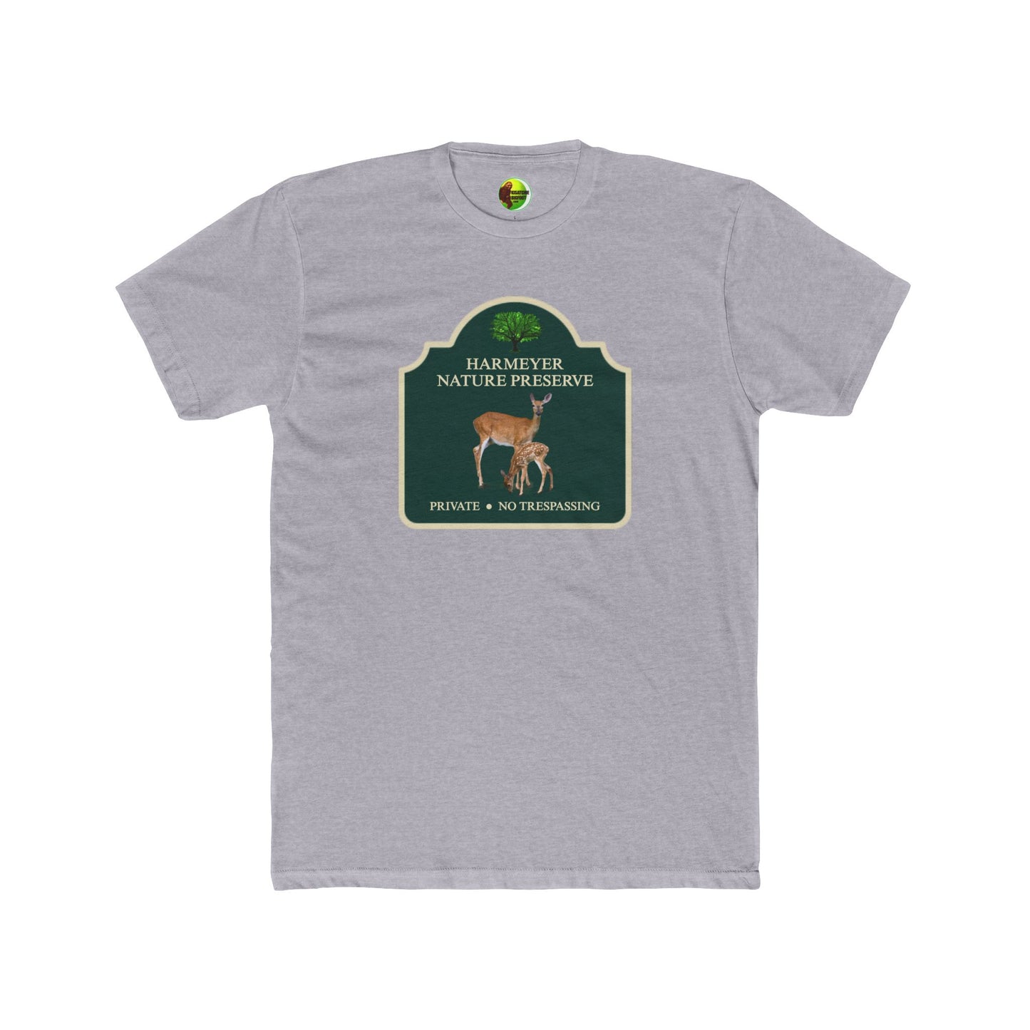 Nature Preserve Logo Cotton Tee — Color Wildlife Emblem