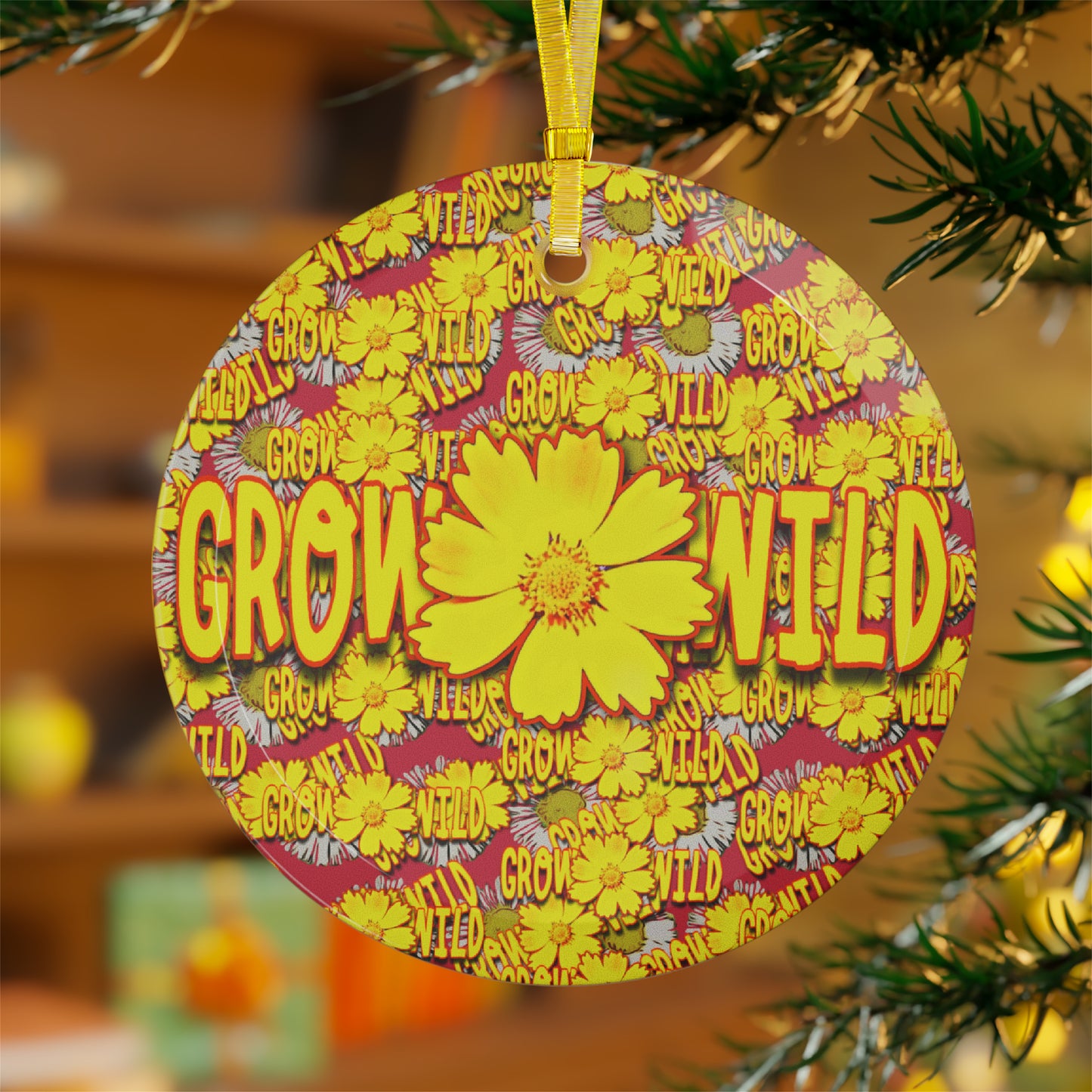 Grow Wild Glass Ornaments