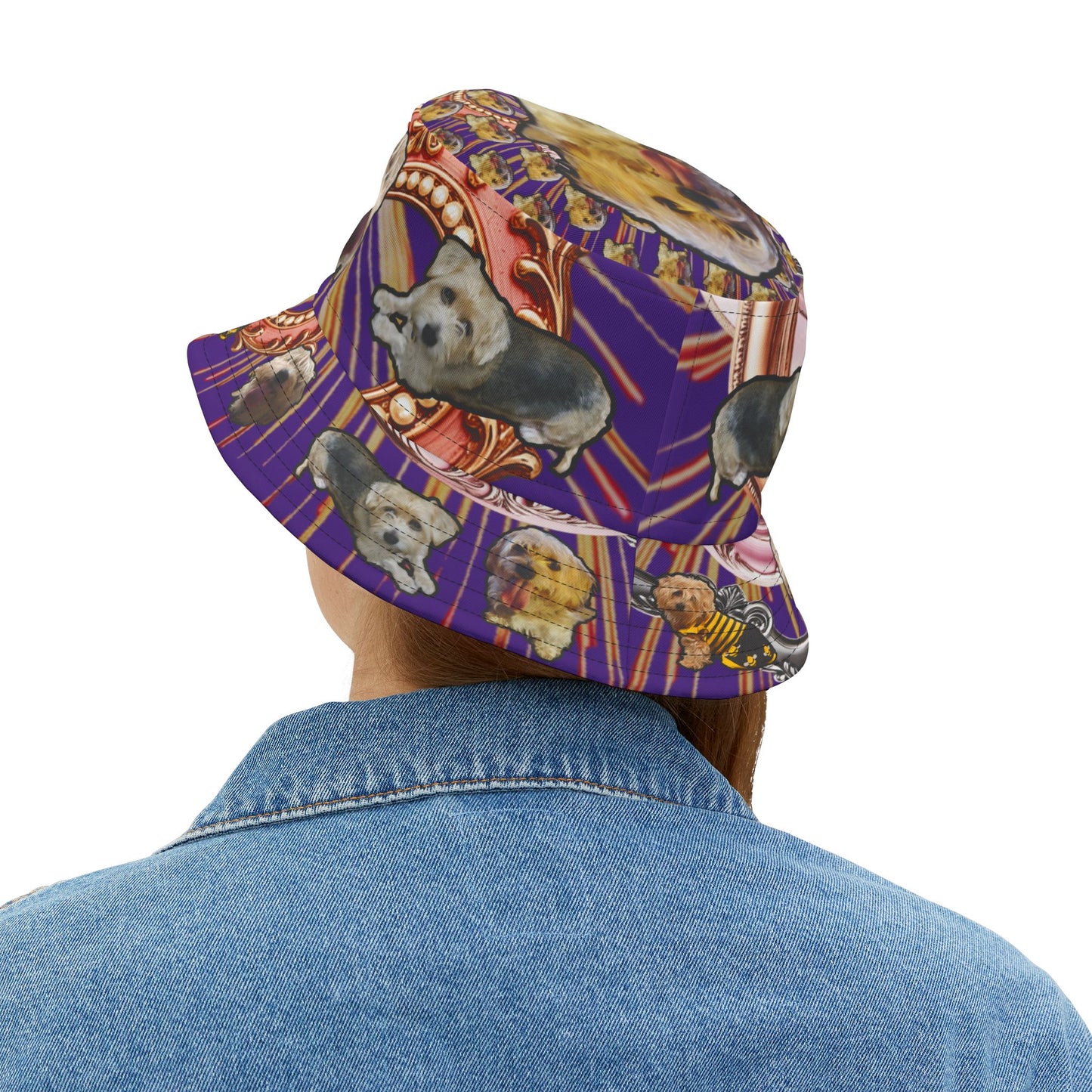 Phoebe Love Bucket Hat Purple