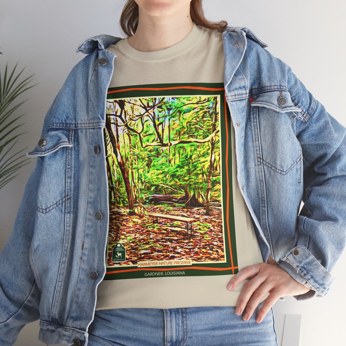 Harmeyer Nature Preserve Tee — Stylized Nature Park Graphic