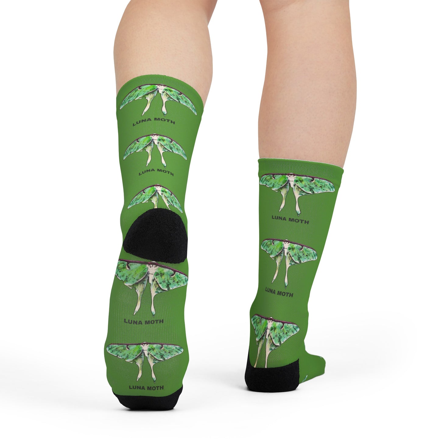 Luna Moth Crew Socks