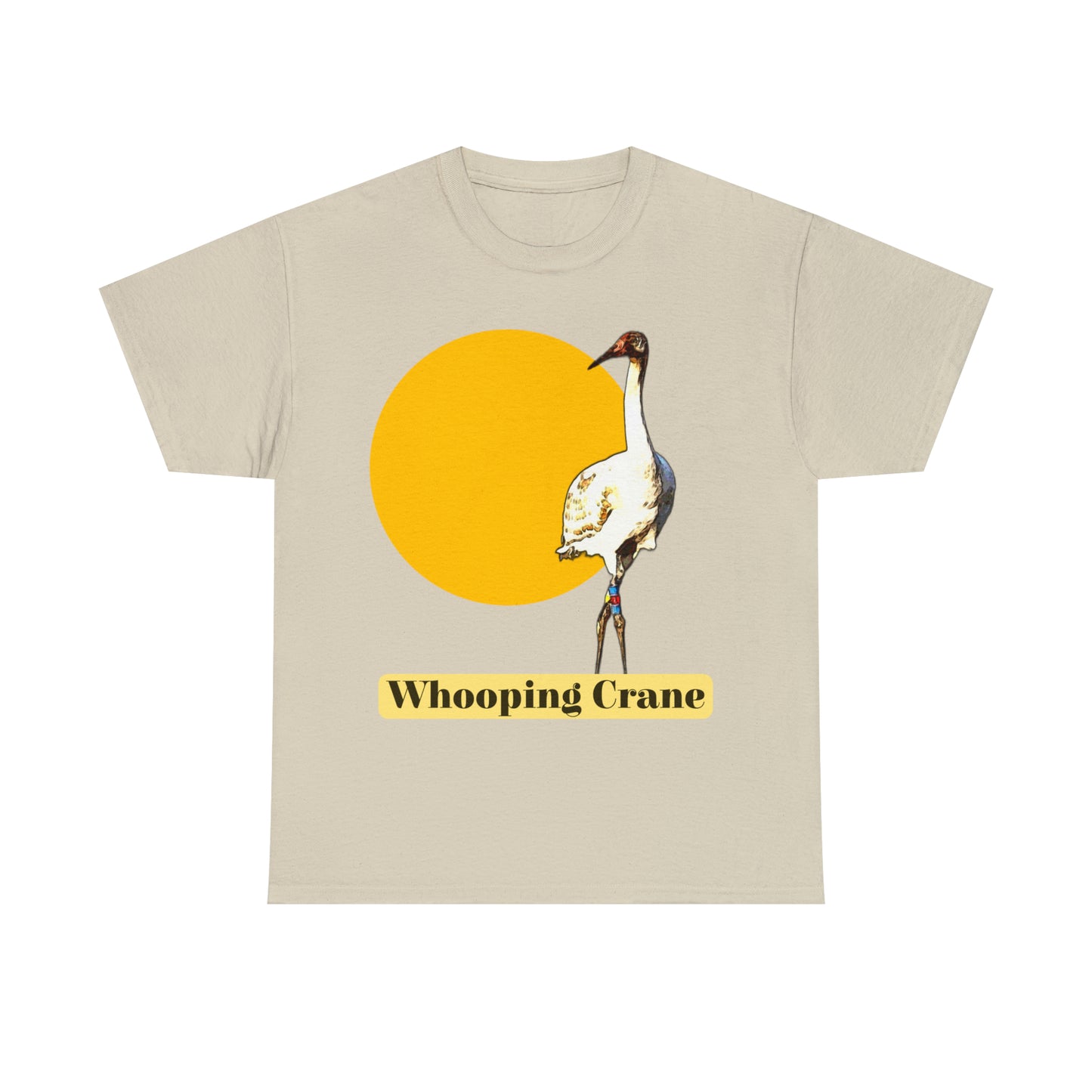 Whooping Crane Unisex Heavy Cotton Tee