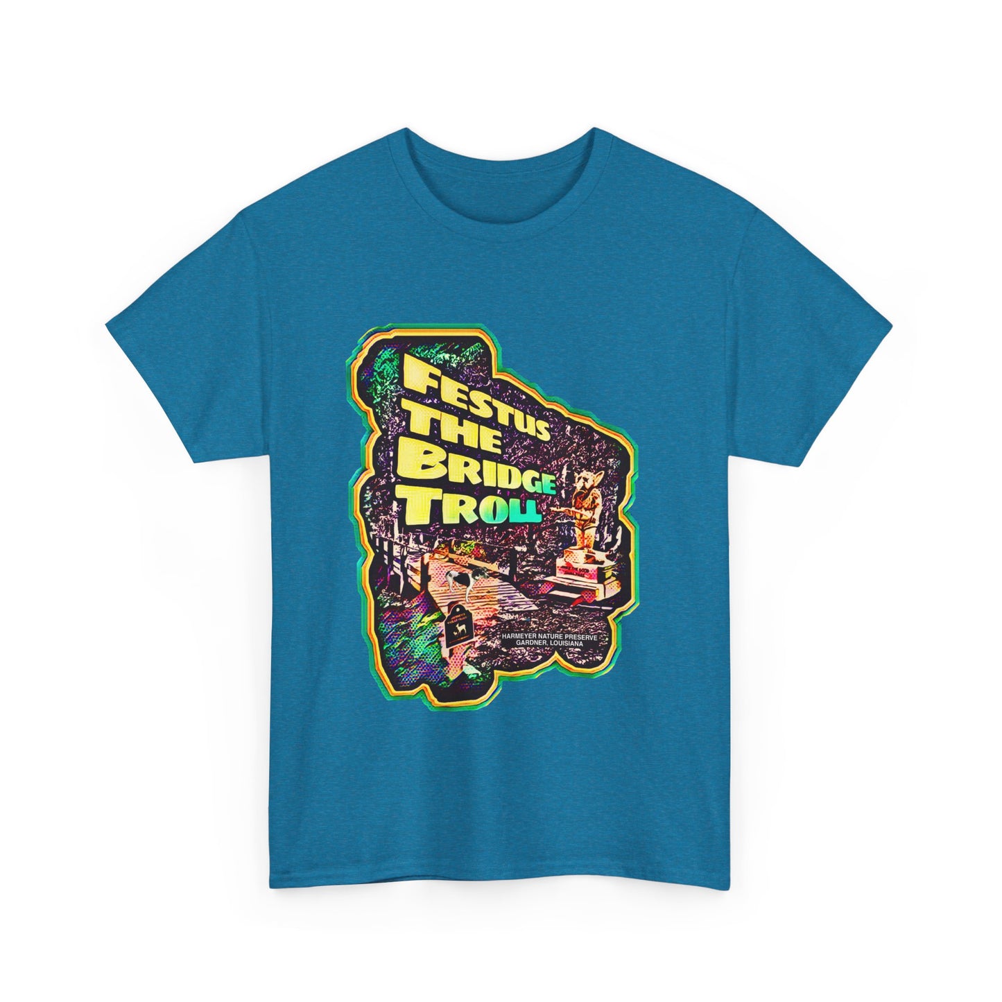 Festus Bridge Troll Unisex Heavy Cotton Tee - Graphic Tee