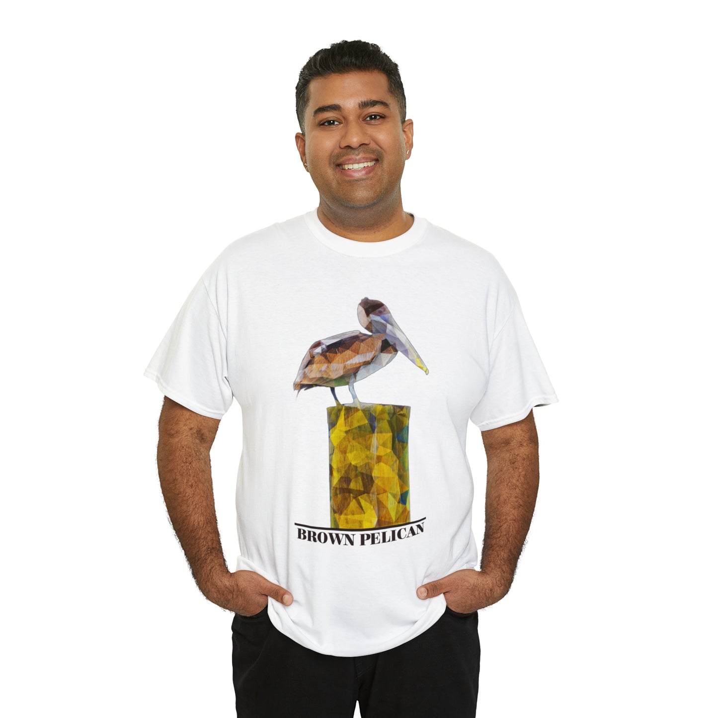 Brown Pelican Unisex Heavy Cotton Tee