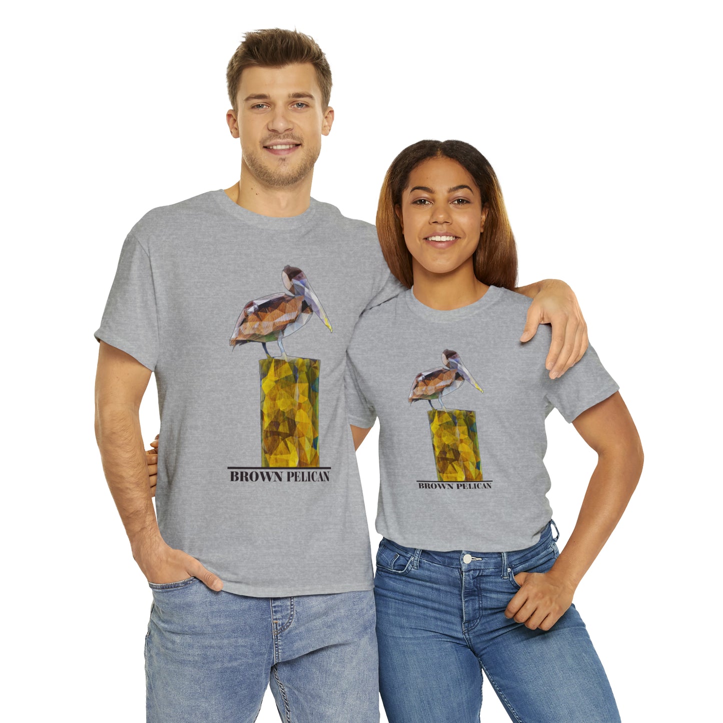 Brown Pelican Unisex Heavy Cotton Tee