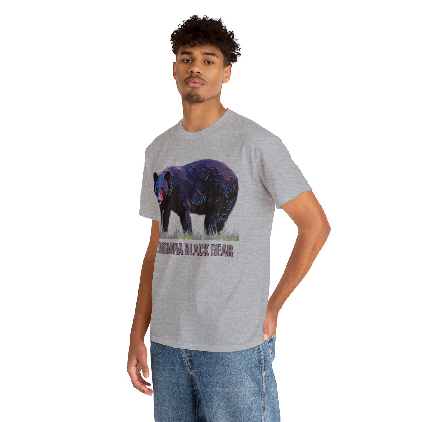 Louisiana Black Bear Unisex Heavy Cotton Tee