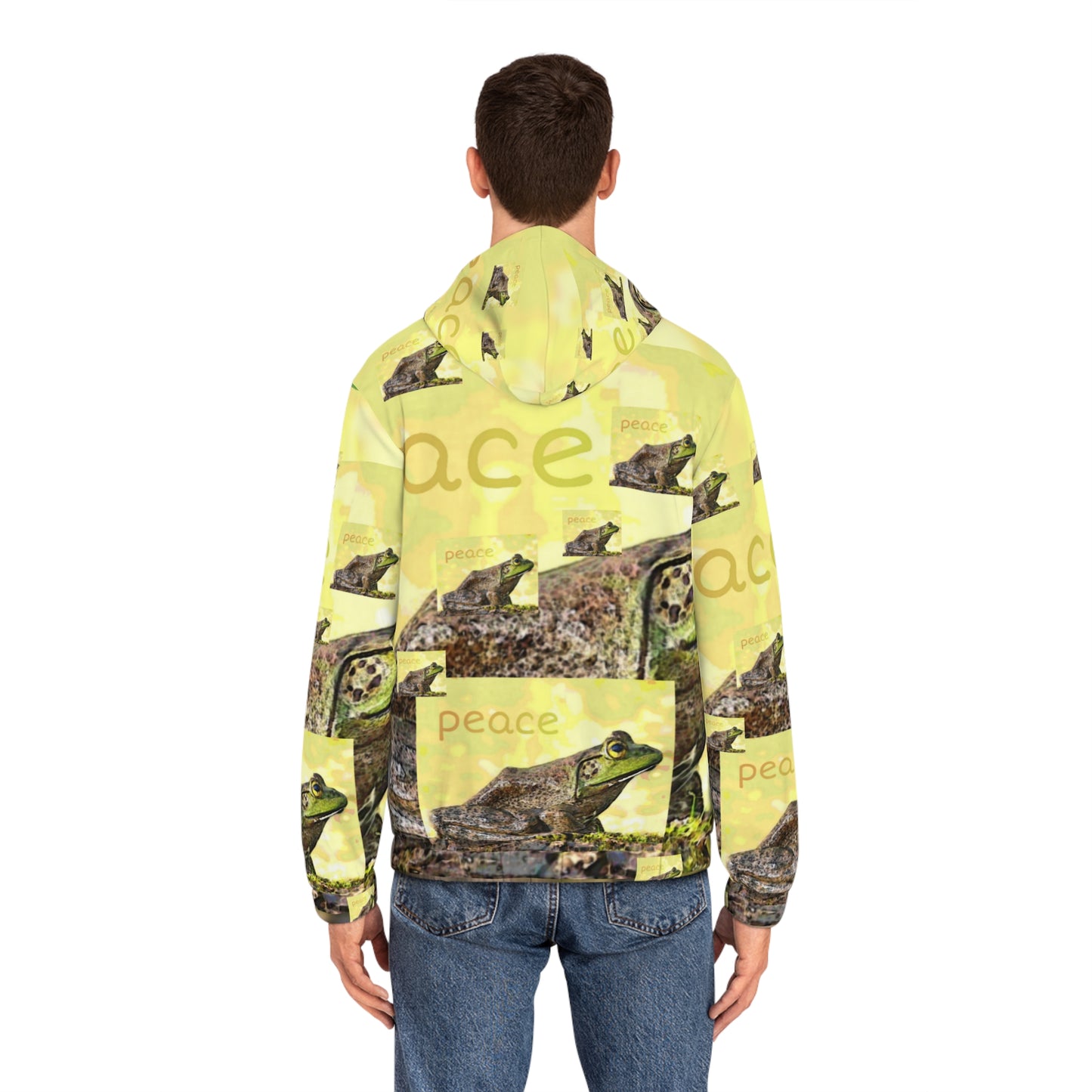 Men's Full-Zip Frog of Peace Hoodie