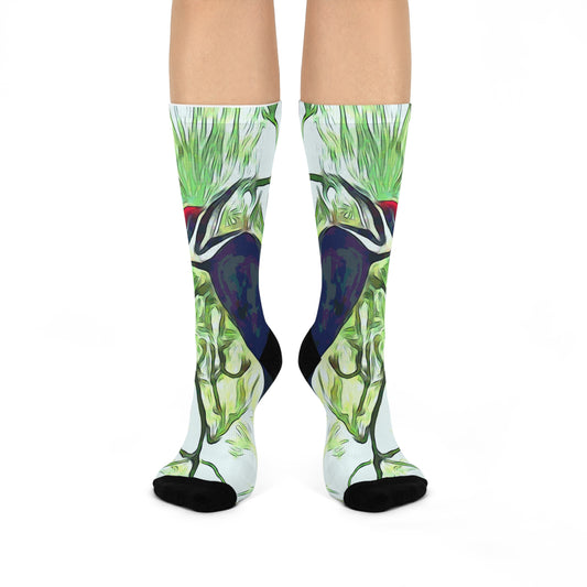 Pileated Woodpecker Crew Socks