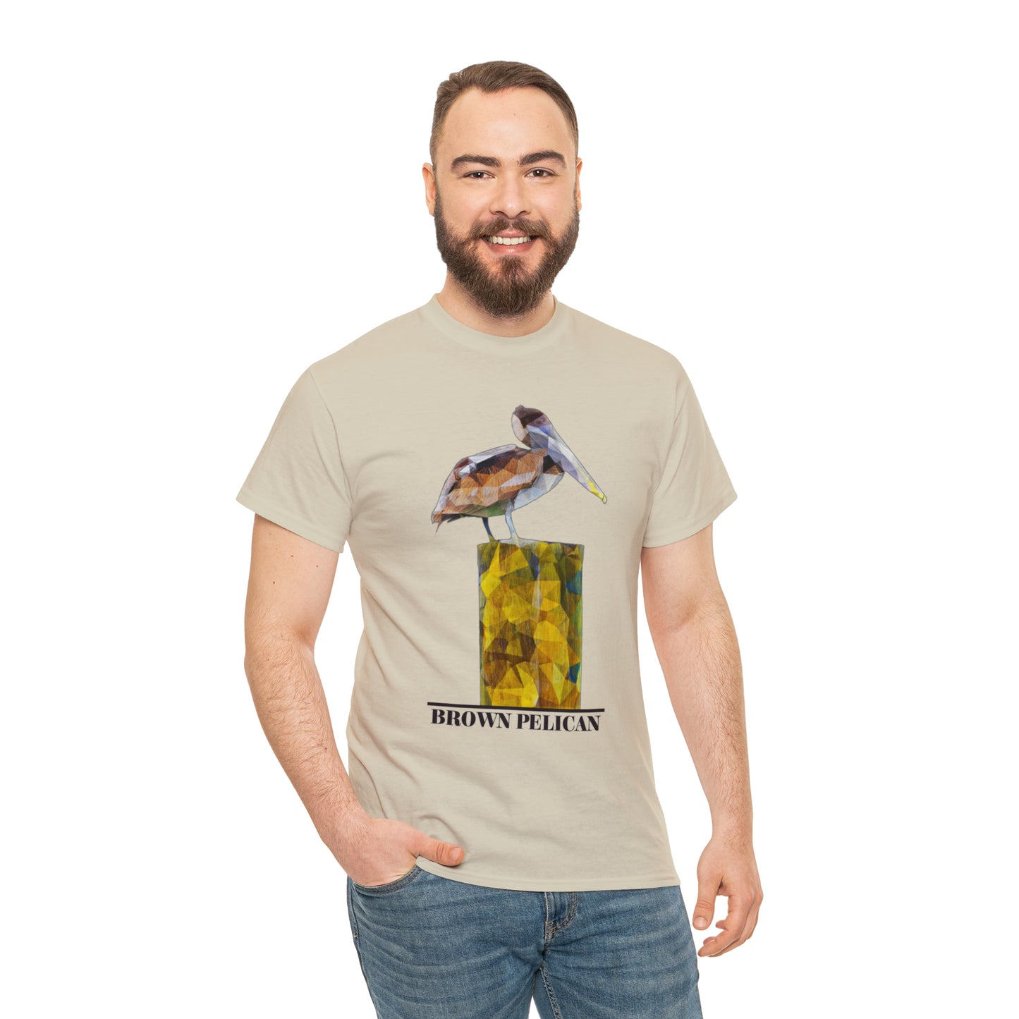 Brown Pelican Unisex Heavy Cotton Tee