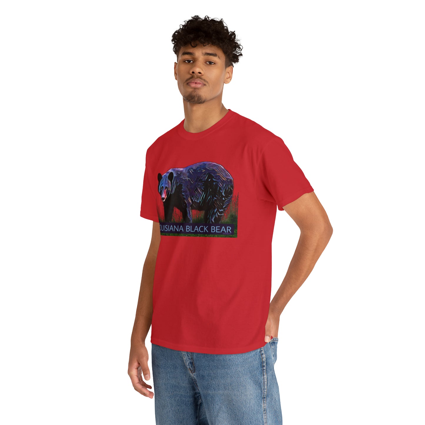 Louisiana Black Bear Unisex Heavy Cotton Tee